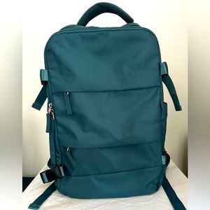 Peacock Blue Coowoz Large Travel Backpack